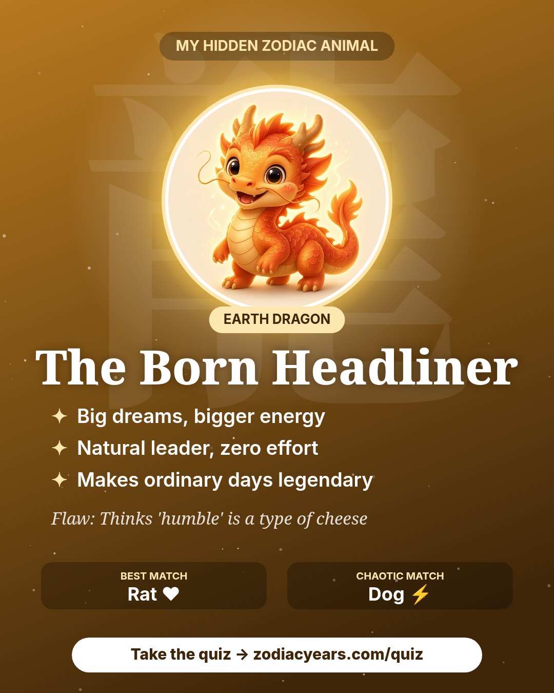 The Born Headliner result card