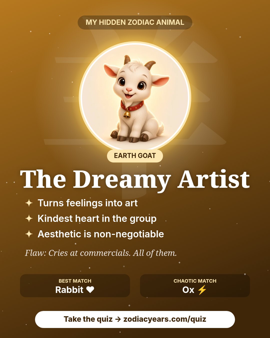 The Dreamy Artist result card