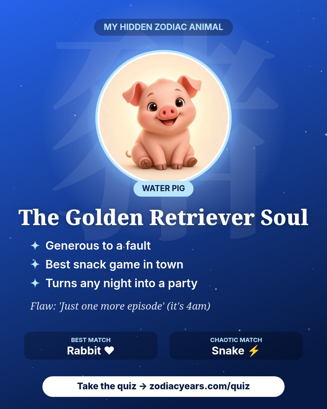 The Golden Retriever Soul result card